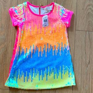 Girls Hannah Banana Sequin Dress